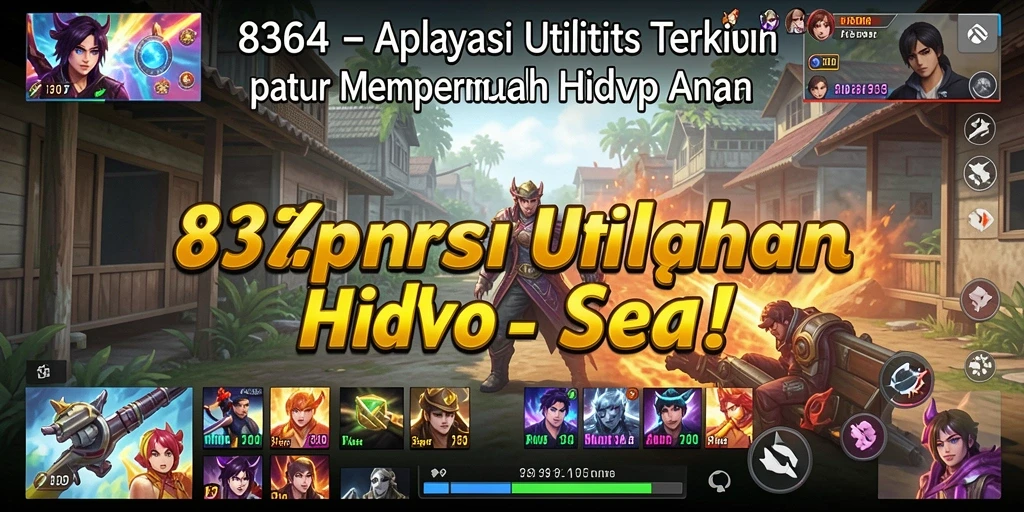 Tampilan antarmuka utama aplikasi 8364 yang intuitif dan efisien.