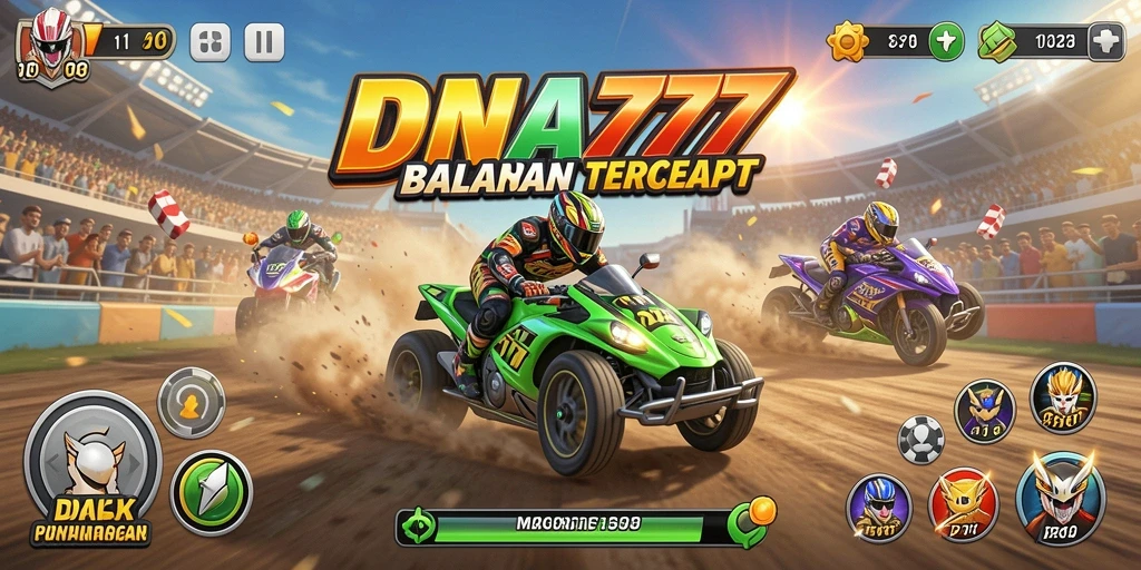 Gameplay seru di lintasan balap DNA777 yang menegangkan.