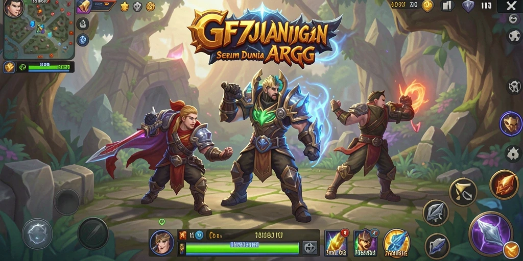 Tampilan menarik gameplay ARPG dalam GF777.