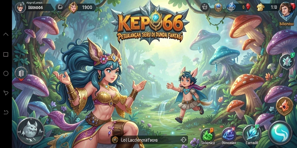 Tampilan gameplay yang memukau dan penuh petualangan.