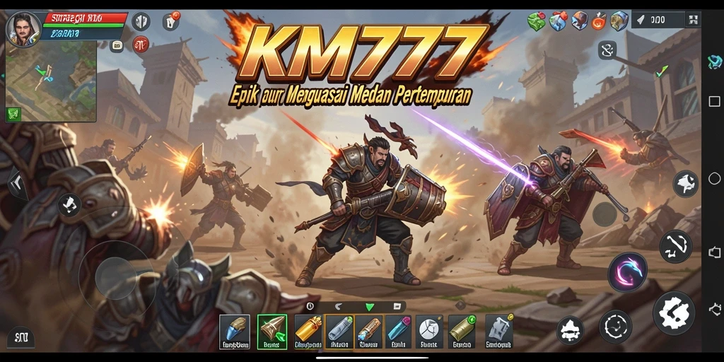 Gameplay menarik dari KM777 dalam aksi strategi.