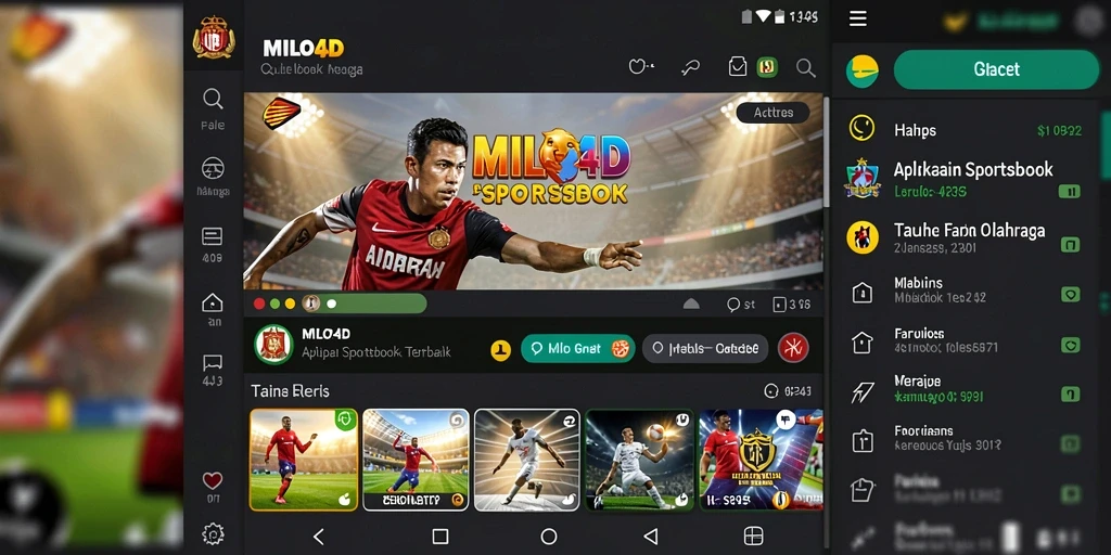 Tampilan gameplay <strong>MILO4D</strong> saat melakukan taruhan olahraga yang menarik.
