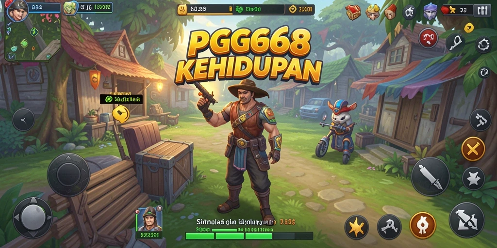 Screenshot utama PGG68 menampilkan gameplay simulasi yang menarik.