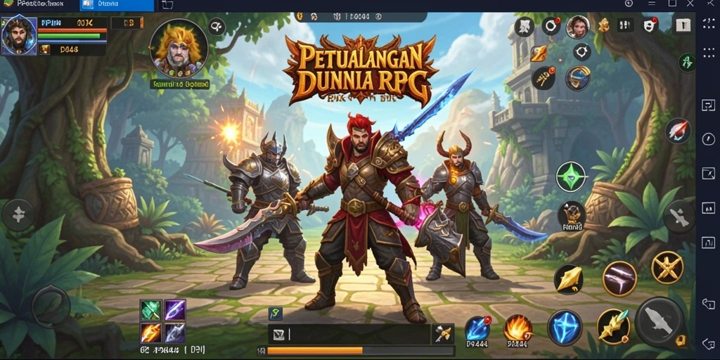 Tampilan gameplay PP444 yang menakjubkan dengan karakter dan lingkungan fantastis.