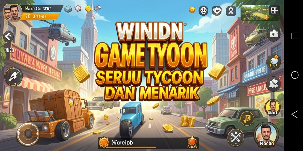 Tampilan gameplay Tycoon yang seru dan mendebarkan di WINIDN.